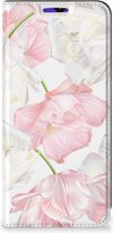 Stand Case Hoesje Cadeau voor Mama Geschikt voor Samsung Galaxy A13 5G | Geschikt voor Samsung Galaxy A04s Smart Cover Mooie Bloemen