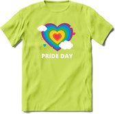 Pride Day | Pride T-Shirt | Grappig LHBTIQ+ / LGBTQ / Gay / Homo / Lesbi Cadeau Shirt | Dames - Heren - Unisex | Tshirt Kleding Kado | - Groen - 3XL