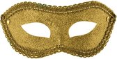 Carnival Toys Verkleedmasker Glitters Dames Goud One-size