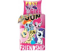 Housse de couette My Little Pony Friendship - Simple - 140 x 200 cm - Katoen