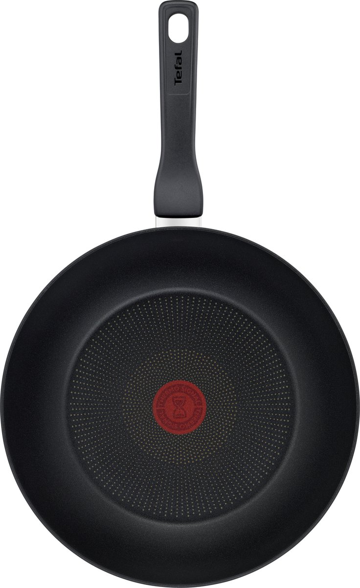 Tefal Hard Titanium Pro Wokpan - Ø28cm - Inductie - Aluminium - Zwart