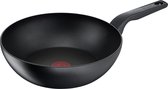 Bol.com Tefal Hard Titanium Pro Wokpan - Ø28cm - Inductie - Aluminium - Zwart aanbieding