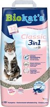 Biokat's Classic fresh 3in1 Babypoeder - 10 L - Kattenbakvulling - Klontvormend - Babypoeder geur