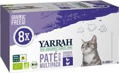 Yarrah cat alu pate multipack chicken / turkey - 8 x 100 g