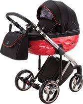 Adamex Chantal Special Edition Red/Black 2-in-1 Kinderwagen C3