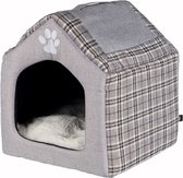 Trixie Relax Iglo Hondenhuis Silas Grijs/Creme - 40X45X40 CM