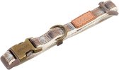 Zolux halsband voor hond  imao taiga bruin 40-65x2,5 cm