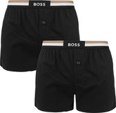 Hugo Boss woven 2P signature stripe zwart - S