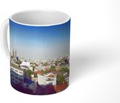 Mok - Luchtfoto van Boekarest in Roemenië - 350 ML - Beker - Uitdeelcadeautjes