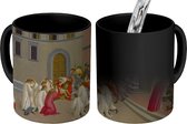 Magische Mok - Foto op Warmte Mok - De drie wonderen van Sint Zenobius - schilderij van Sandro Botticelli - 350 ML - Uitdeelcadeautjes