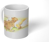 Mok - Leeuw - tekening - Welp - 350 ML - Beker - Uitdeelcadeautjes