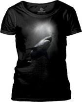 Ladies T-shirt Sunburst Shark M