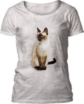 Ladies T-shirt Siamese Cat S