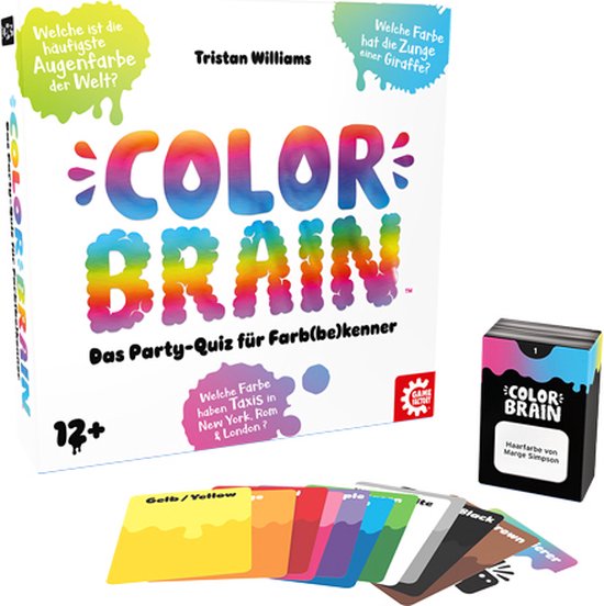 Thumbnail van een extra afbeelding van het spel Game Factory Color Brain Kaartspel Feest