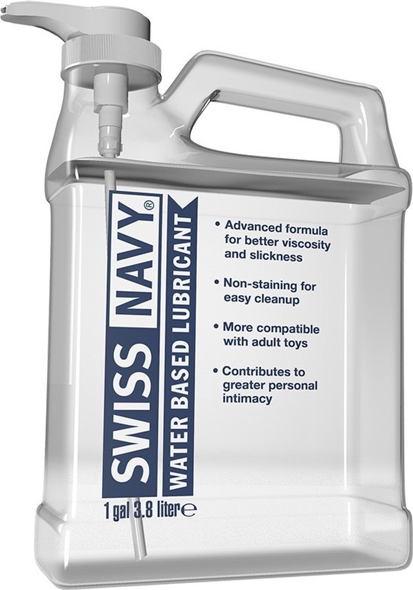Swiss Navy - Glijmiddel op Waterbasis 3785 ml