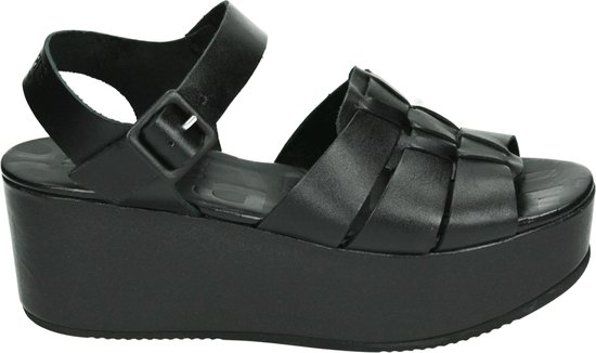 Shabbies 170020215 Sandalen met hak Kleur Zwart Maat 39 bol