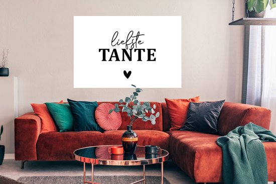 Affiche Proverbes - Citations - 'Dearest tante' - 120x80 cm