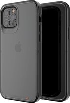 Gear4 Hackney D3O hoesje voor iPhone 12 en iPhone 12 Pro - transparant met zwart