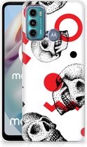 GSM Hoesje Motorola Moto G60 TPU Bumper Skull Red tweedehands  Nederland