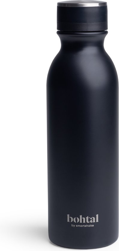 Bohtal Insulated Flask - Black (600ml) Black