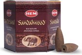 Hem Sandalwood Backflow Kegelwierook