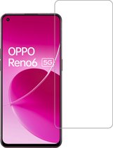 OPPO Reno 6 Screenprotector - OPPO Reno 6 Screenprotector Bescherm Glas - OPPO Reno 6 Screen Protector Glas Extra Sterk