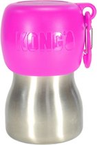 Kong Hondendrinkfles H2o 280 Ml Rvs Chroom/roze