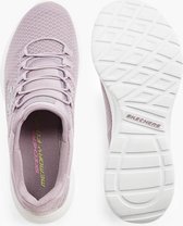 skechers Lichtpaarse slip-on sneaker memory foam - Maat 40