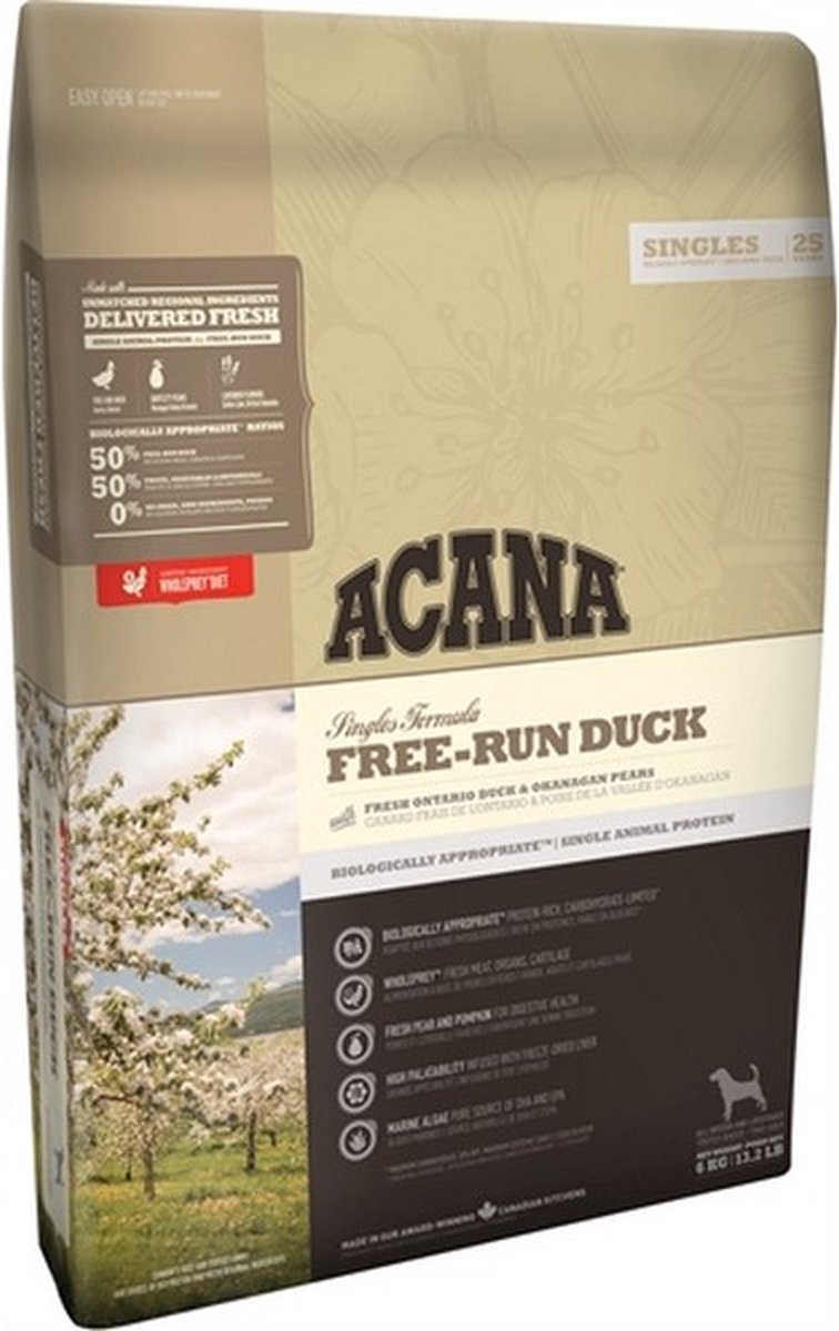 ACANA SINGLES FREE-RUN DUCK 11,4KG
