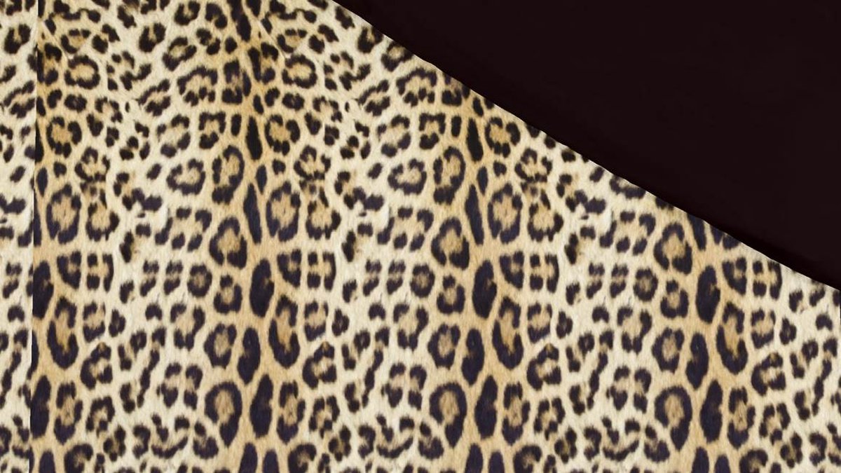 Senzai Leopard Dekbedovertrek - Lits-jumeaux - 240x200/220 cm - Black