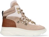 Notre-V 634-d Hoge sneakers - Dames - Camel - Maat 41