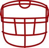 Rawlings PO3RU American Football Facemask - Rood