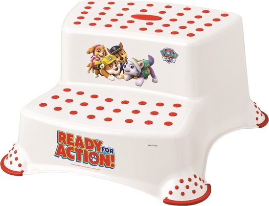 Product: Keeeper PAW Patrol Wit 2 Treden Opstapje 10032, van het merk Keeeper