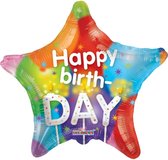 Kaleidoscope Folieballon Fijne Verjaardag 45,5 Cm
