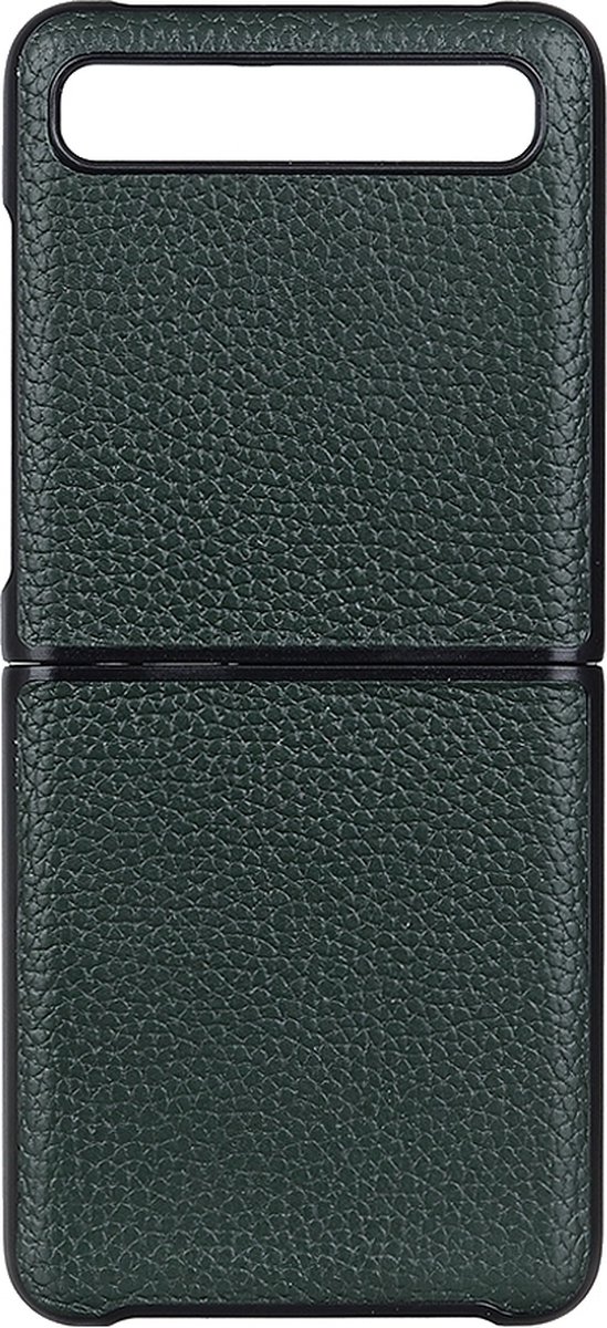Mobigear Hoesje geschikt voor Samsung Galaxy Z Flip Telefoonhoesje | Mobigear Excellent Backcover | Galaxy Z Flip Case | Back Cover - Groen