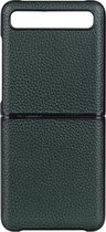 Mobigear Hoesje geschikt voor Samsung Galaxy Z Flip Telefoonhoesje | Mobigear Excellent Backcover | Galaxy Z Flip Case | Back Cover - Groen