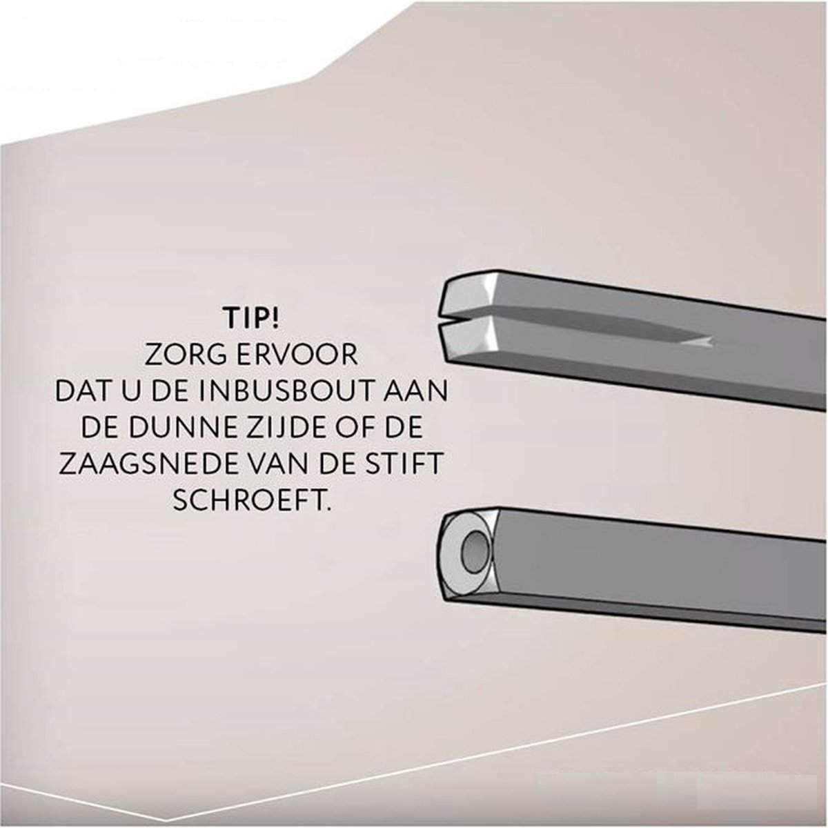 Hoppe krukstift 8x130 dd 67mm snelstift