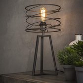 Crea Tafellamp Ø27 curl / Charcoal - Industriële lampen - Industrieel Design Tafellampen