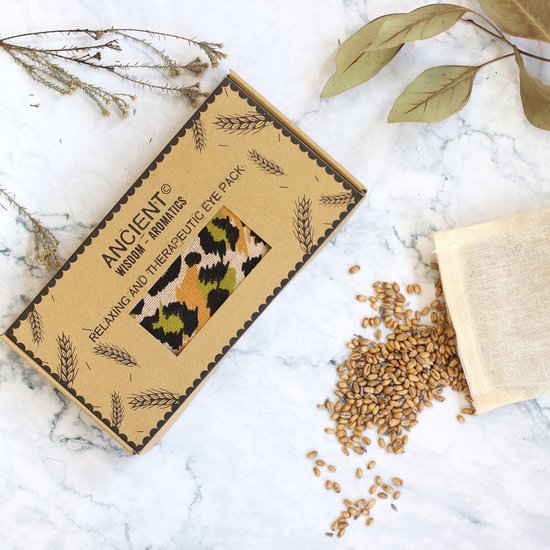 Luxe Lavendel Oogkussen in Cadeauverpakking - Yoga - Meditatie - Ontspanning - Ideaal bij Hoofdpijn & Stress - Nachtluipaard Print van Luxe — afbeelding 3