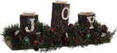 LuXxuryLiving - Kerst Kaarshouder - DKD Home Decor - Koffer - Bruin - 54 x 21 x 23 cm