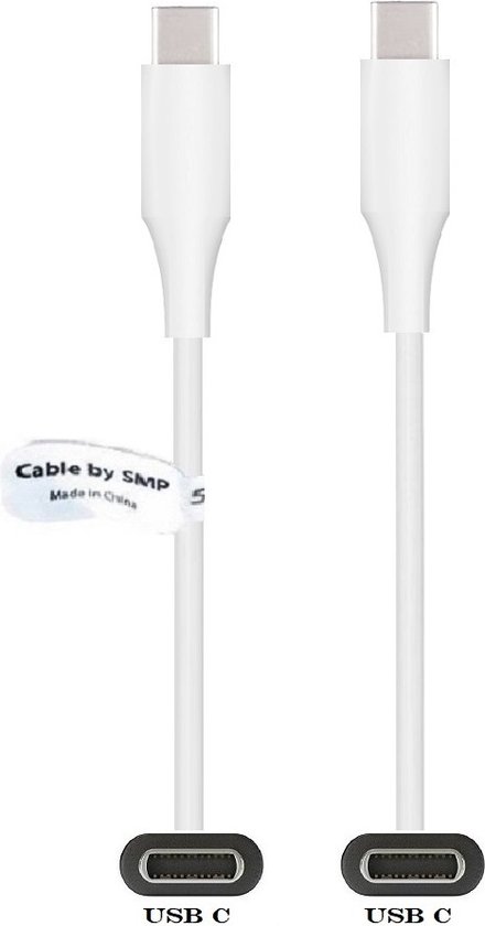 1,8m USB 3.1 C-C kabel. Robuuste 100W E-marker laadkabel. Oplaadkabel snoer  past op... | bol.com