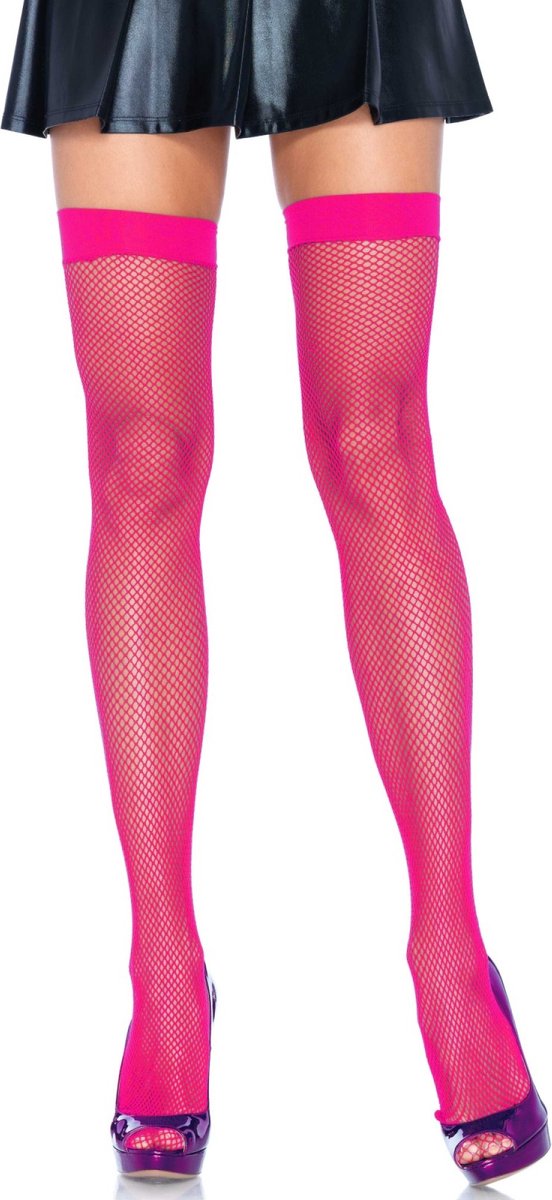 Nylon Fishnet Thigh Highs