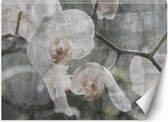 Trend24 - Behang - Orchidee Vintage - Vliesbehang - Behang Woonkamer - Fotobehang - 350x245 cm - Incl. behanglijm