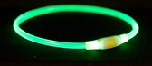 Halsband lichtgevend USB groen (40X0,8 CM)- Trixie