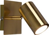 LED Plafondspot - Torna Monla - GU10 Fitting - 1-lichts - Rond - Antiek Koper - Aluminium