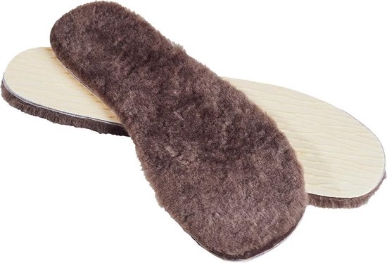 Fellhof lams wollen inlegzolen maat 44 – warme voeten - isolerend – vocht- en geur absorberend – zacht – anti slip bodem