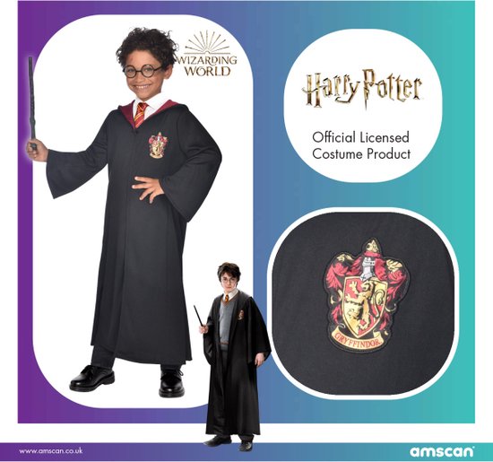 Robe de sorcier Gryffondor pour enfants, Harry Potter