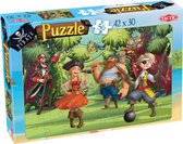 Piraten Puzzel Jungle Jam - 56 Stukjes