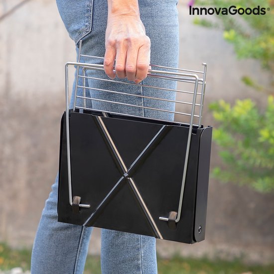 Mini Draagbare Opvouwbare Houtskoolbarbecue Foldecue InnovaGoods van InnovaGoods — afbeelding 3
