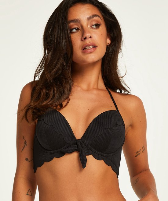 Voorgevormde push-up beugel bikinitop Scallop Cup A - E